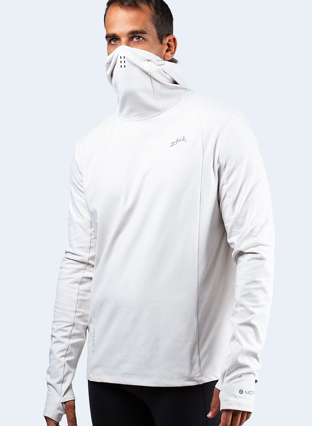 Mens Platinum ZhikMotion Hooded Top