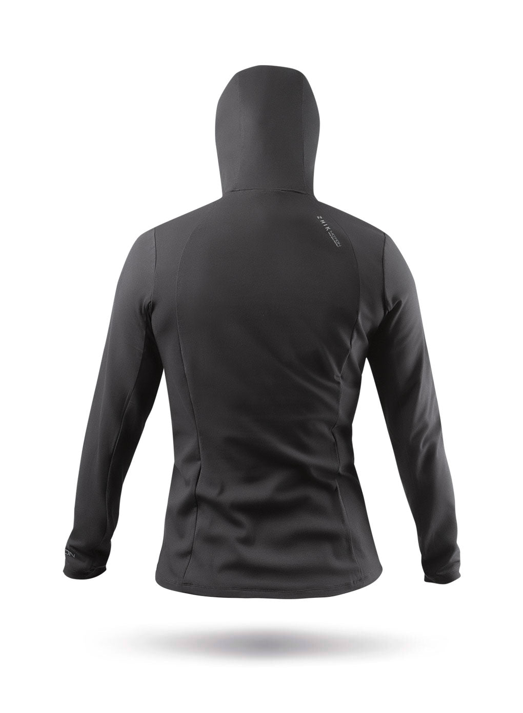 Womens Black ZhikMotion Hooded Top